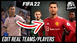 HOW TO TRANSFER PLAYERS amp EDIT TEAMS IN FIFA 22 FULL GUIDE [upl. by Gerstner]