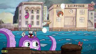 Cuphead Walkthrough  Perilous Piers Pacifist Run [upl. by Hamel]