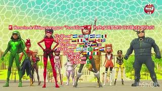 Horarios Capítulo 2524 “Penalteam” Temporada 04 Miraculous Ladybug 🐞🐱 [upl. by Kally]