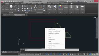 AutoCAD Tutorial  Command Line input settings [upl. by Etnuahs]