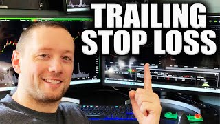 Trailing Stop loss Limit Order Questrade Live Day Trading [upl. by Adnawyt]