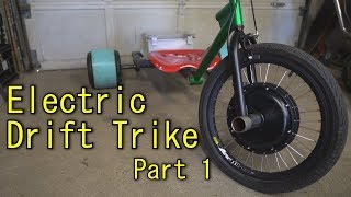 Homemade Electric Drift Trike  Part 1 [upl. by Viridis616]