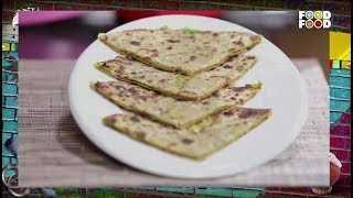 Stuffed Paneer and Green Peas Paratha Recipe  चटपटा भरवां हरे मटर पनीर परांठा रेसिपी  FoodFood [upl. by Nnylyrehc960]