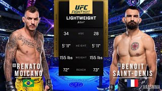 RENATO MOICANO VS BENOIT SAINT DENIS FULL FIGHT UFC PARIS [upl. by Ulphi940]