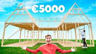 Wij Bouwen Een €5000 Villa In Achtertuin [upl. by Ahseiuqal]