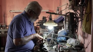 Indias No1 Handmade Pen Makers Ebonite Pen Making 50 years old Ranga Pens [upl. by Eceirehs]