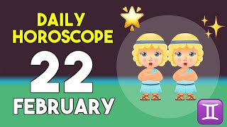 Gemini horoscope today  February 22 2025 [upl. by Aremahs484]