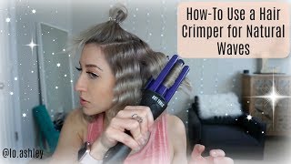 Using a HAIR CRIMPER to Create Natural Waves [upl. by Icyaj]