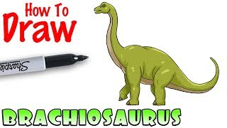 How to Draw a Brachiosaurus [upl. by Ial573]