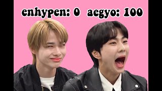 ENHYPEN vs AEGYO compilation [upl. by Amick53]