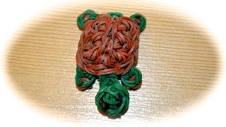 Rainbow Loom Schildkröte deutsche Anleitung [upl. by Nnylatsirk697]