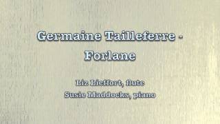 Germaine Tailleferre  Forlane [upl. by Fontes]