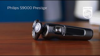 How to shave with the Philips S9000 Prestige electric shaver [upl. by Allekram]