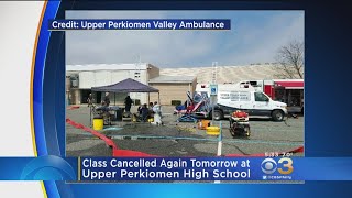 Upper Perkiomen High School Classes Canceled Again After Fire [upl. by Courtland]