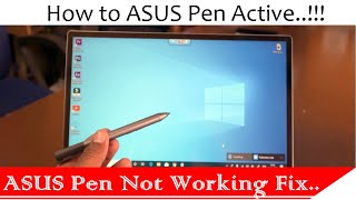 Asus Pen ActiveConnect  Asus Pen Not Working  How to Asus Pen Laptop connectInstall [upl. by Okim]