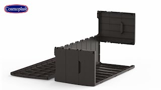 Cosmoplast Cedargrain Deck Box 270L Assembly Guide [upl. by Agn]