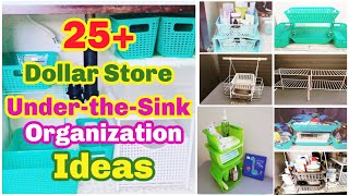 25 Dollar Tree Under the Kitchen and Bathroom Sink Organization Ideas and Hacks [upl. by Giah]