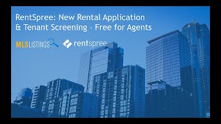 Rentspree New Rental Application amp Tenant Screening  Free for Agents [upl. by Yerot311]