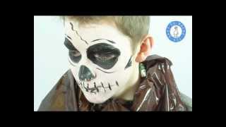 Halloween make up Totenkopf schminken [upl. by Horter107]