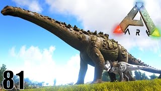 JE CAPTURE ENFIN LE MONSTRUEUX TITANOSAURUS   ARK Survival Evolved  Ep81 [upl. by Ititrefen]