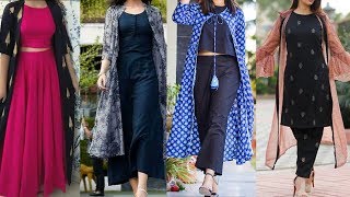 casual shrug dresses  long shrug outfit ideas for ladies [upl. by Ilarrold]