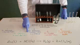 Reaction Rates Demonstration  Factors Affecting Rate [upl. by Still]