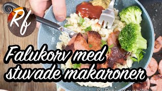 Falukorv med stuvade makaroner [upl. by Akilegna]