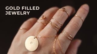 Make GOLD FILLED jewelry  no solder easy Gold fill tutorial [upl. by Oisangi472]