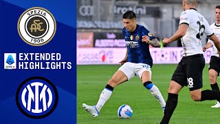 Spezia vs Inter Milan Extended Highlights  Serie A  CBS Sports Golazo [upl. by Enelrae]