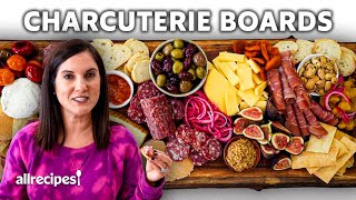 How to Make 3 Different Charcuterie Boards  Allrecipes [upl. by Ardnuasac27]