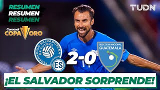 Resumen y goles  El Salvador 20 Guatemala  Copa Oro 2021  Grupo B  TUDN [upl. by Meghan]