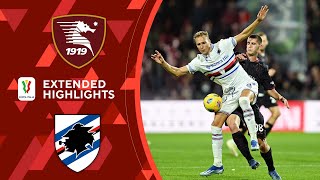 Salernitana vs Sampdoria Extended Highlights  Coppa Italia  CBS Sports Golazo [upl. by Pennie515]