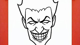 HOW TO DRAW THE JOKER [upl. by Bibbye]