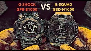 CASIO GSHOCK GSQUAD GBDH1000 vs GPRB1000 Rangeman  Release April 2020  Whats your thoughts [upl. by Ninaj]