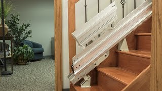 Power amp Manual Folding Stair Lift Rails  Bruno® [upl. by Erickson]