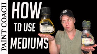 Oil Painting For Beginners  How to Use Mediums [upl. by Nivrem878]