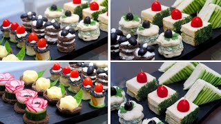 7 Delicious and Easy Recipes for Spring CANAPÉS and STARTERS  Party finger food ideas [upl. by Oneida]