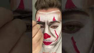 CLOWN Halloween MakeUp 😍 jacobgrey [upl. by Ewens587]