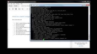 Basic Initial Cisco Switch Configuration [upl. by Eniloj]