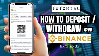 How to DEPOSIT or WITHDRAW on BINANCE EXCHANGE  Crypto App Tutorial [upl. by Pippo]