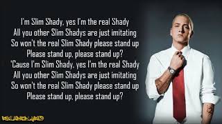 Eminem  The Real Slim Shady Lyrics [upl. by Pantin524]