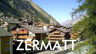 SWITZERLAND Zermatt village 1620m [upl. by Sidwohl]