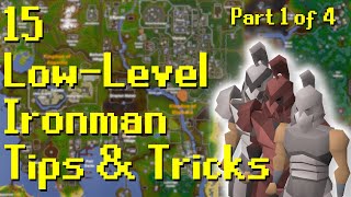 15 Oldschool Runescape Ironman Tips amp Tricks  1 [upl. by Skinner46]