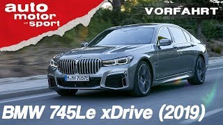 BMW 745Le xDrive 2019 LuxusWucher im neuen 7er  ReviewFahrbericht  auto motor amp sport [upl. by Ormand983]