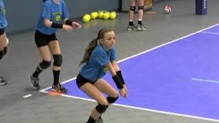 Munciana Peppers Youth Volleyball Training Pt 3 [upl. by Hsac]