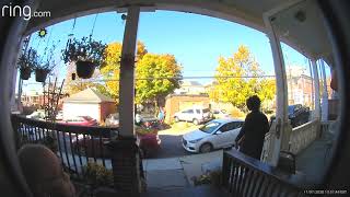 Shooting in Harrisburg heard on Ring Doorbell camera [upl. by Hailahk322]