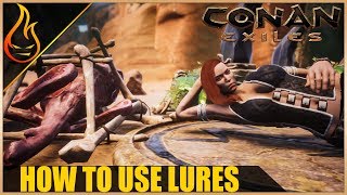 Lures What Are They How To Use Them Tips And Tricks Conan Exiles Pet Update [upl. by Ricker]