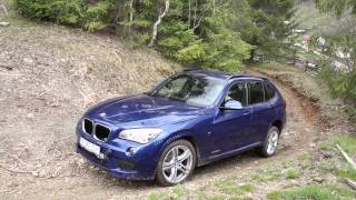 BMW X1 test  review  offroad English subtitles [upl. by Anahsed]