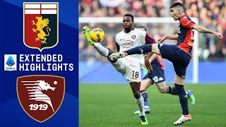 Genoa vs Salernitana Extended Highlights  Serie A  CBS Sports Golazo [upl. by Jerrie]