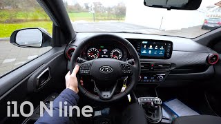 New Hyundai i10 NLine 2021 Test Drive Review POV [upl. by Atinihs]